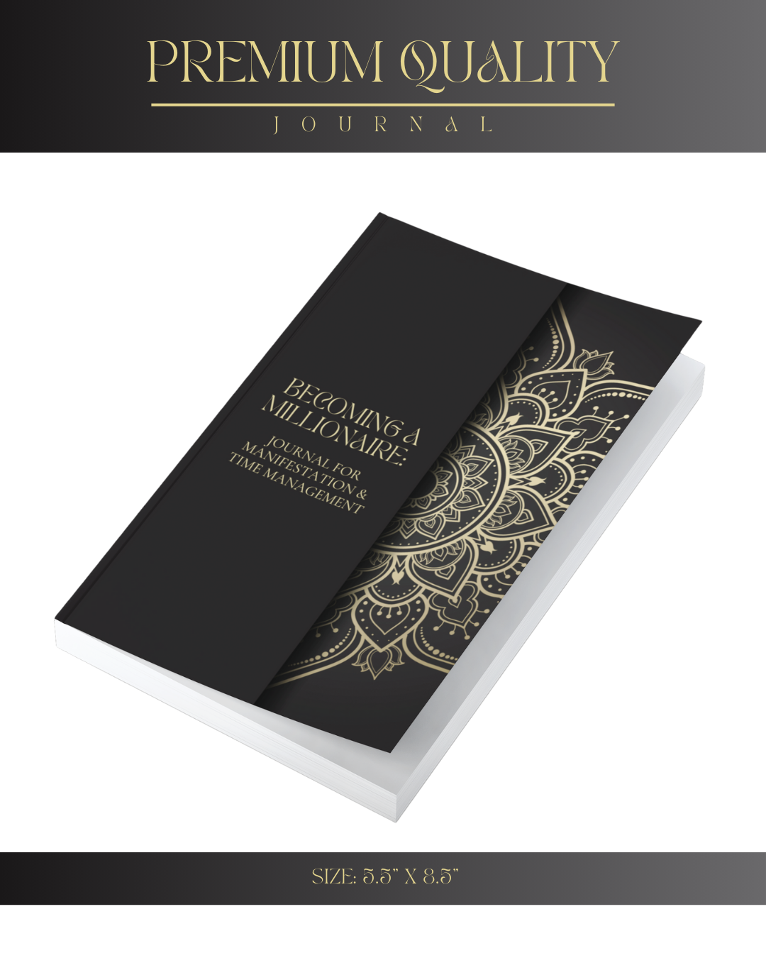 Becoming a Millionaire - Journal for Manifestation & Time Management